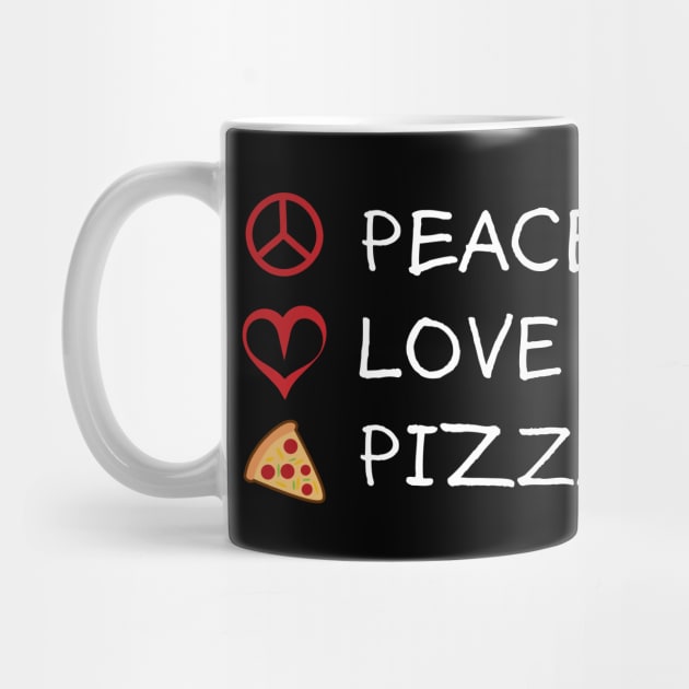 Peace. Love. Pizza. by orumcartoons